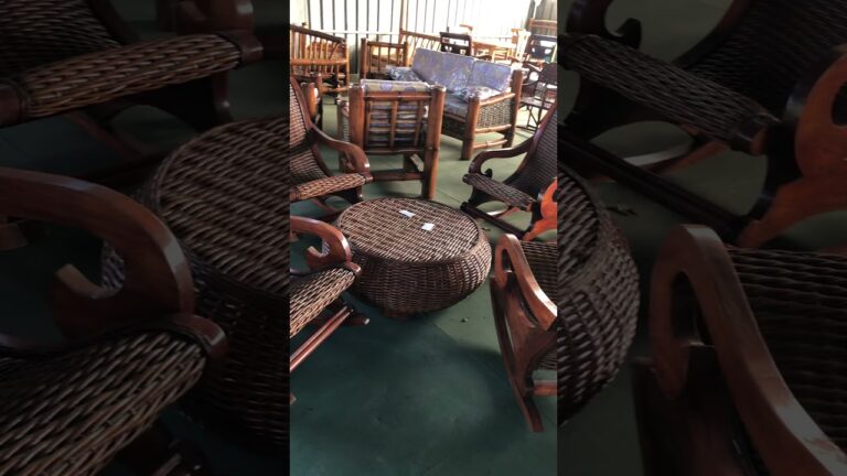 Dise&ntilde;os Innovadores de Muebles de Rattan para Terrazas
