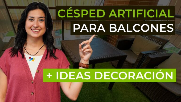 Transforma tu balcón con césped sintético: ideas de decoración
