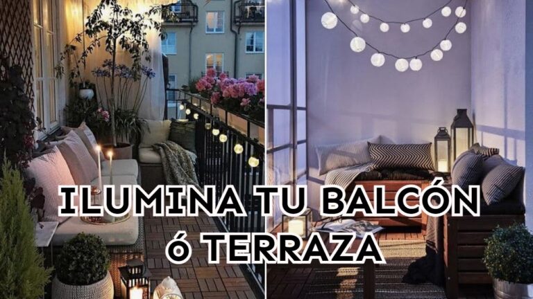 Ideas Creativas de Iluminaci&oacute;n para Terrazas Peque&ntilde;as
