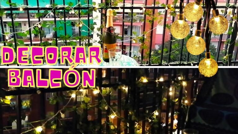 Ilumina tu balcón: Ideas creativas con luces colgantes