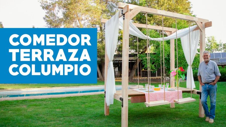 Guía para Instalar Columpios Colgantes en Terrazas Pequeñas